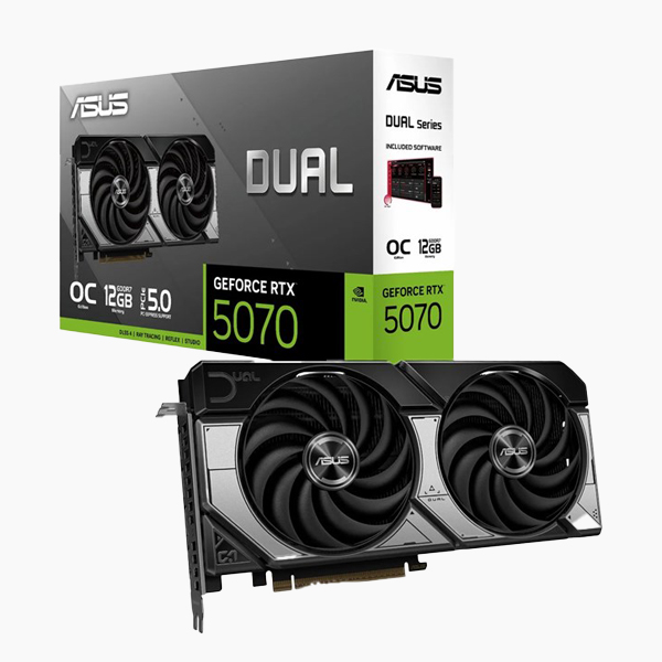 کارت گرافیک ایسوس ASUS GeForce Dual RTX 5070 12GB GDDR7 OC Edition
